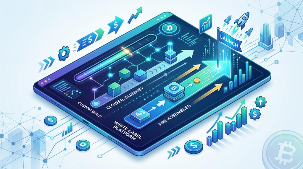 Launch Your Crypto Exchange: White-Label Platforms Outperform Custom Builds for Speed, Cost, and Scalability